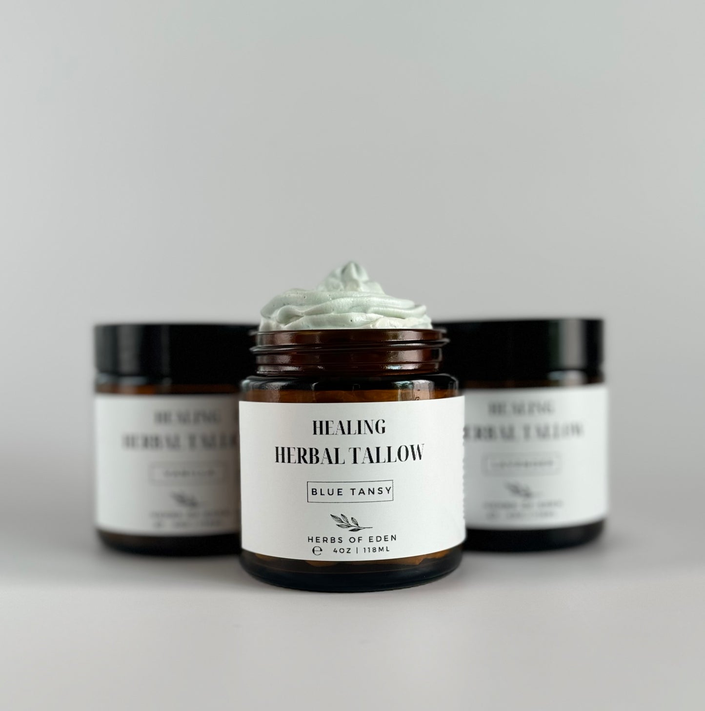 Organic Herbal Whipped Tallow Balm with Castor Oil