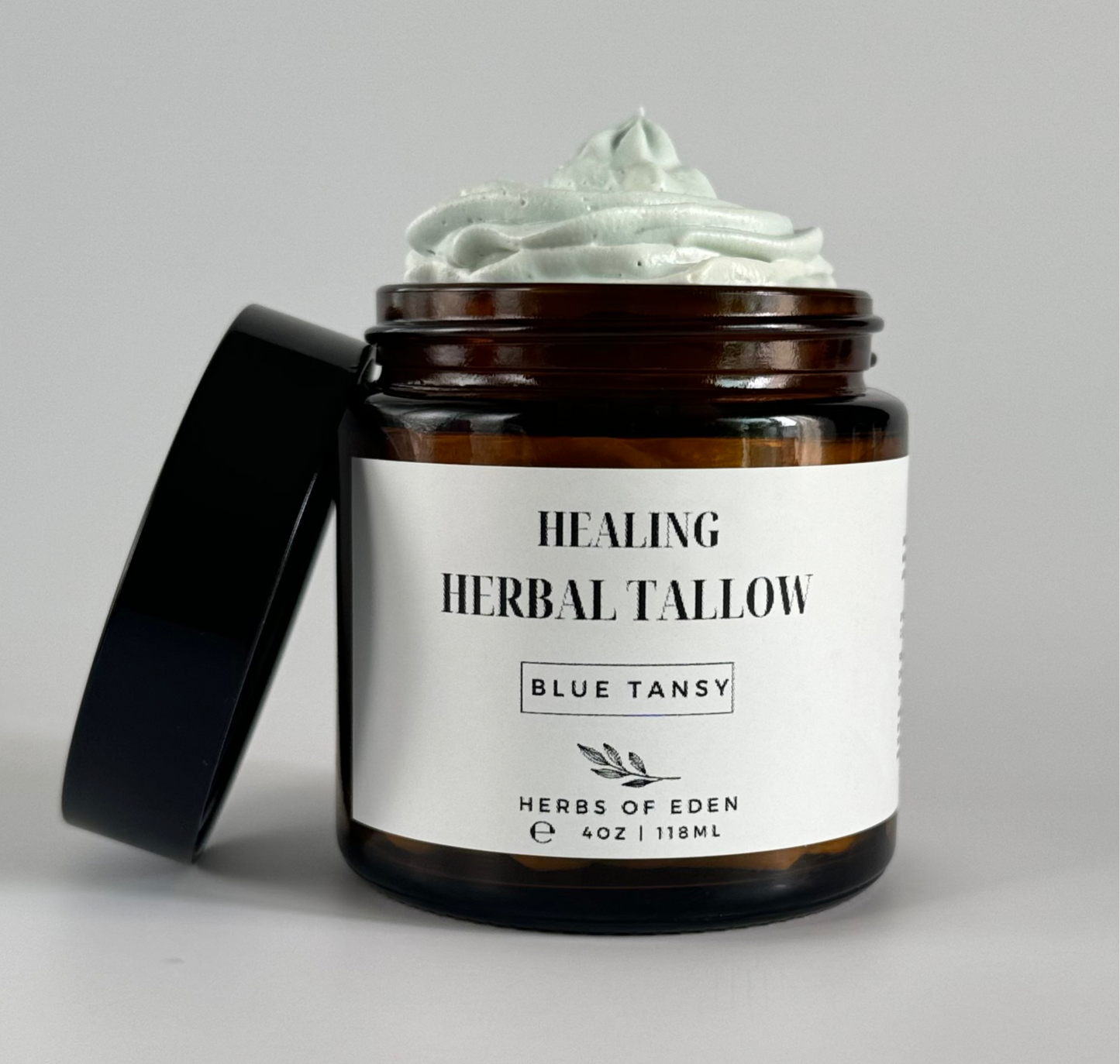 Organic Herbal Whipped Tallow Balm with Castor Oil