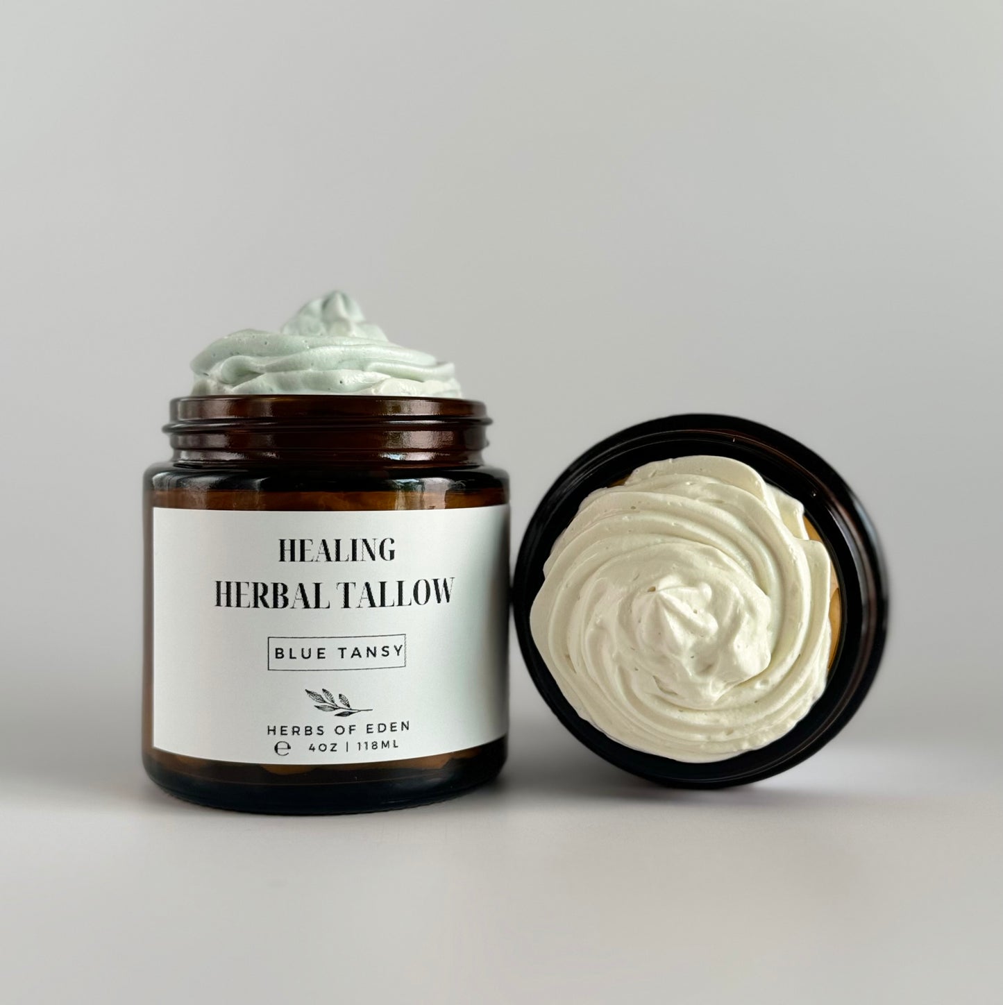 Organic Herbal Whipped Tallow Balm with Castor Oil