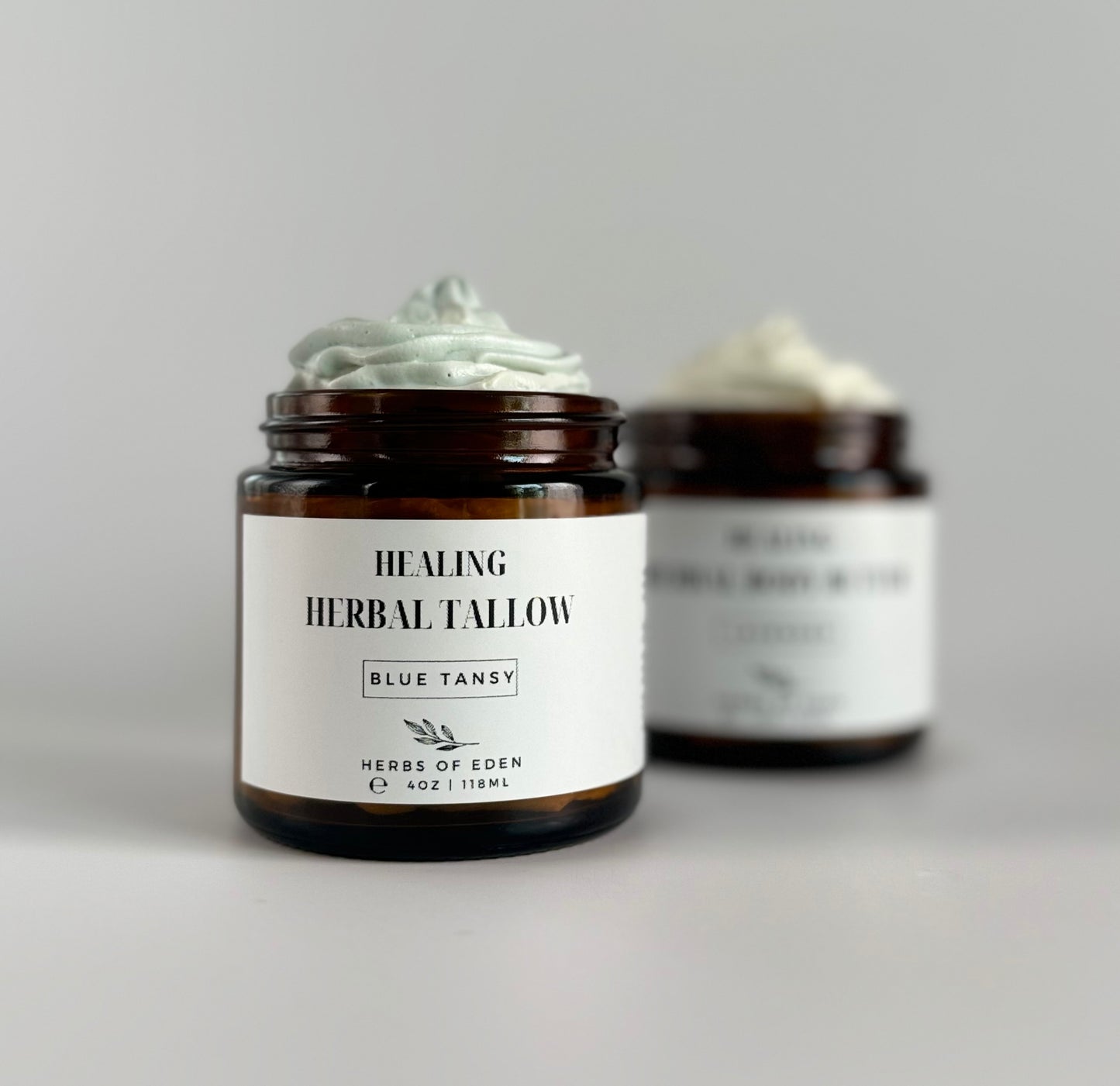 Organic Herbal Whipped Tallow Balm with Castor Oil