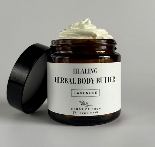 Organic Healing Herbal Body Butter with Castor Oil