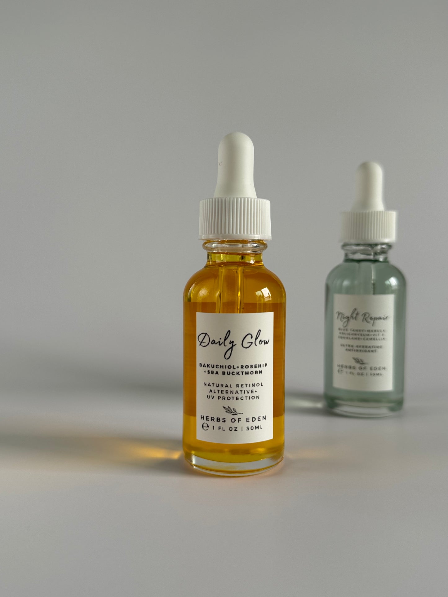 Bakuchiol Anti-Aging Face Serum Retinol Tretinoin Alternative with Buildable SPF Daily Glow | 1 oz