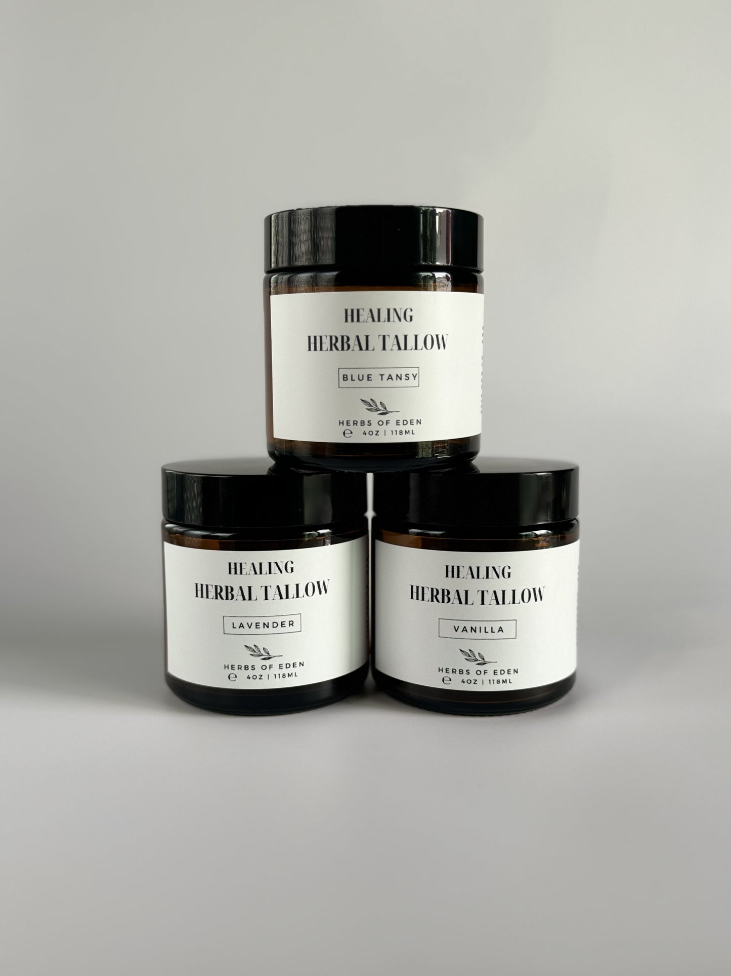 Organic Herbal Whipped Tallow Balm with Castor Oil