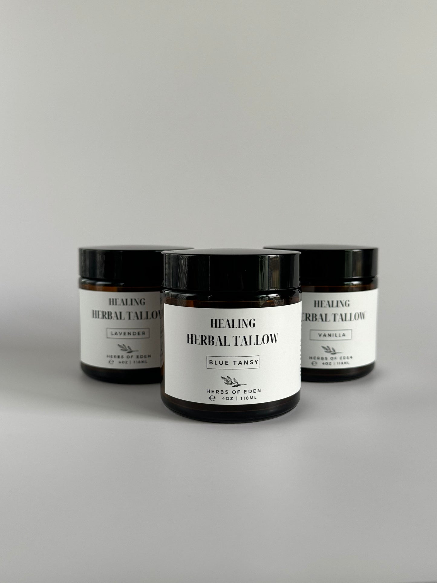 Organic Herbal Whipped Tallow Balm with Castor Oil