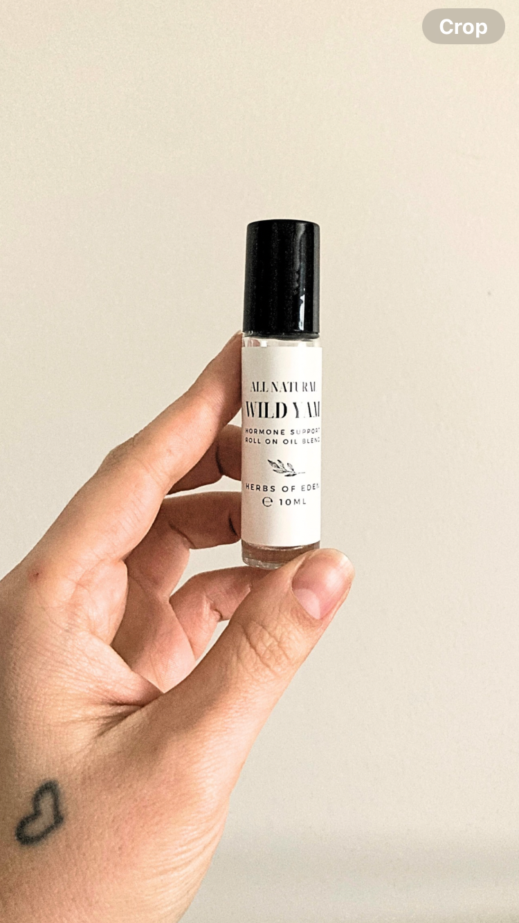 Organic Wild Yam Oil Rollerball Travel Size