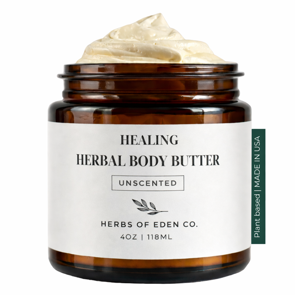 Organic Healing Herbal Body Butter with Castor Oil