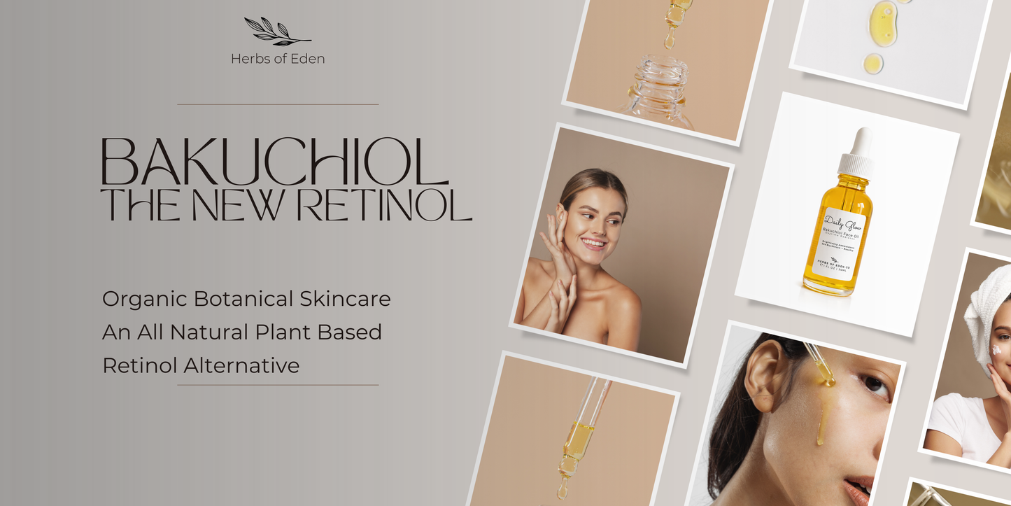 Bakuchiol Anti-Aging Face Serum Retinol Alternative with Buildable SPF Daily Glow | 1 oz